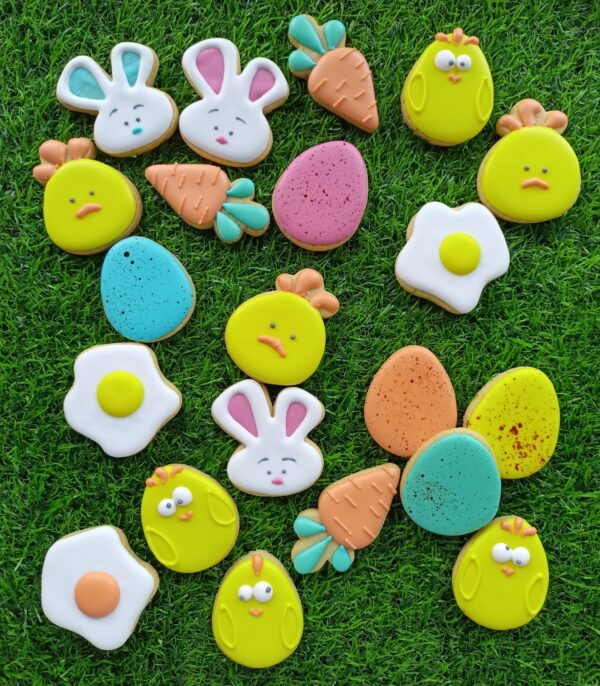 A selection of Mini Easter Biscuits