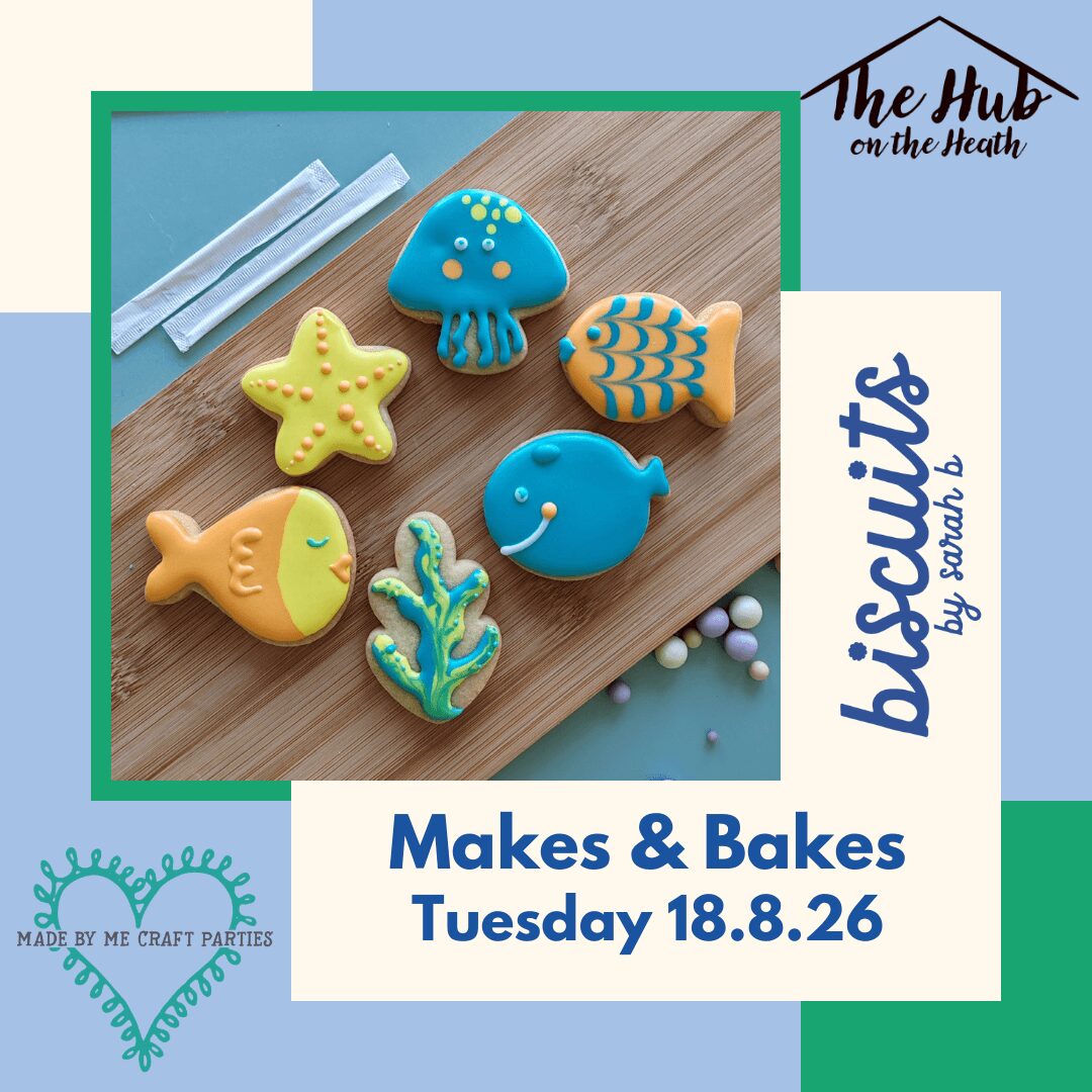 Makes & Bakes biscuit decorating and bath bomb making session