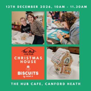 Decorate a Christmas Biscuit House at the HUB Cafe, Canford Heath