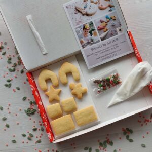 mini Christmas House DIY kit open