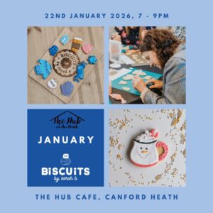 Biscuit Decorating Class 22nd January 2026 at the HUB Cafe, Canford Heath