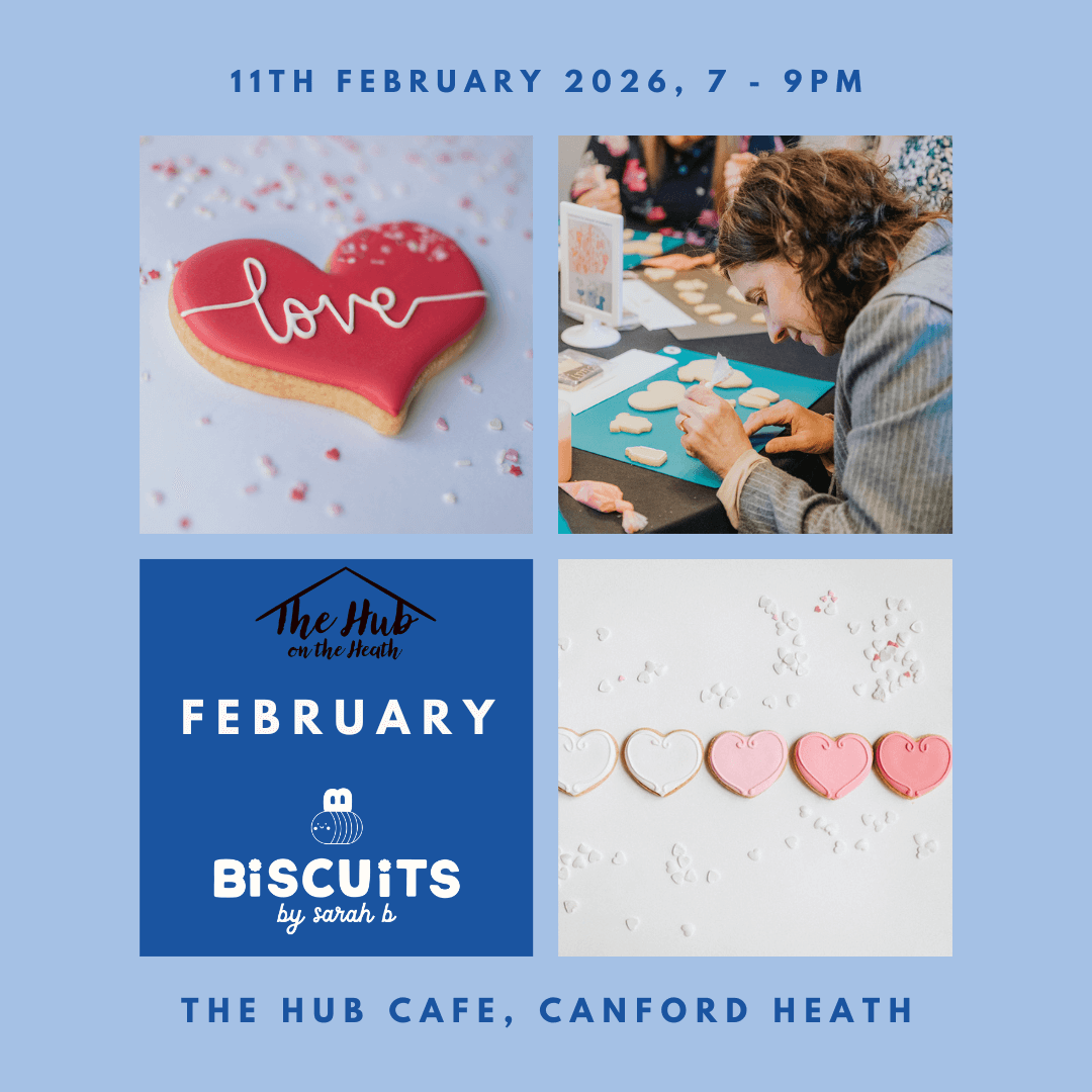 Biscuit Decorating Class at the HUB Cafe in February for Valentine's Day