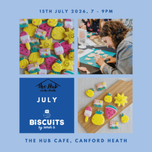Biscuit Decorating Class at the HUB Cafe July