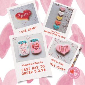 Valentine's biscuits 2026