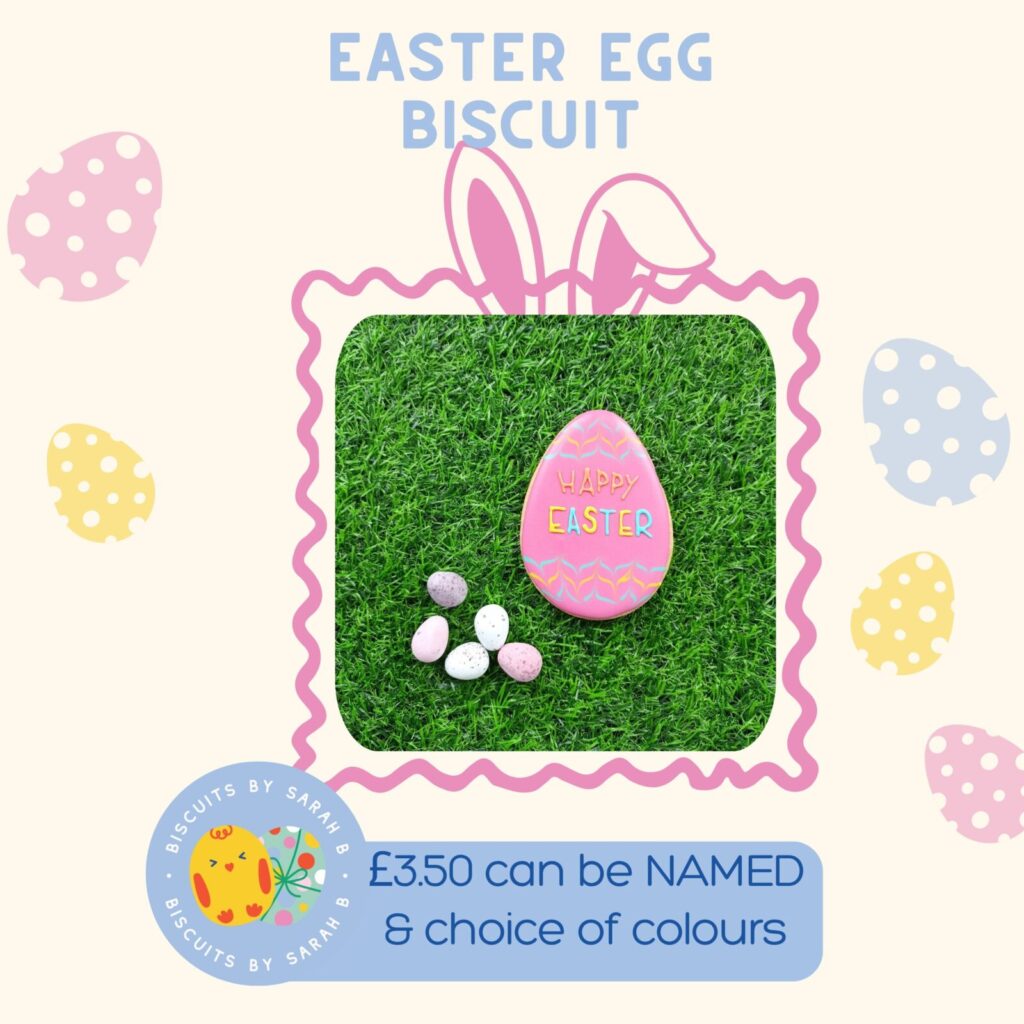 Easter Egg single biscuit