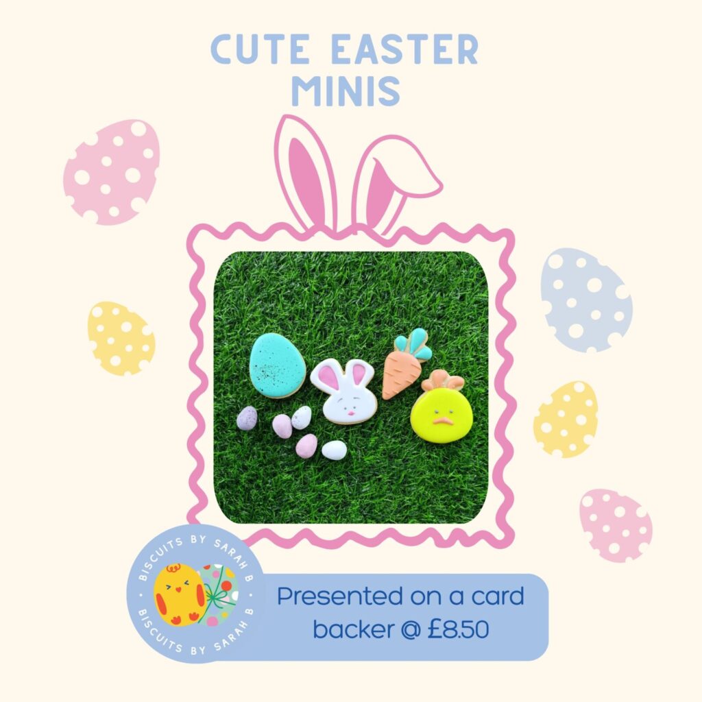 Cute Easter mini biscuits