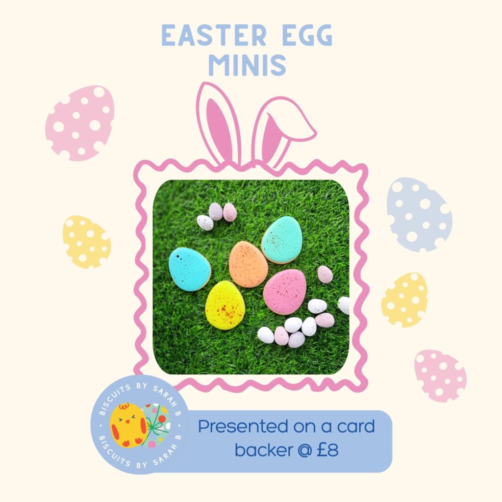 Spotted Easter Egg mini biscuits