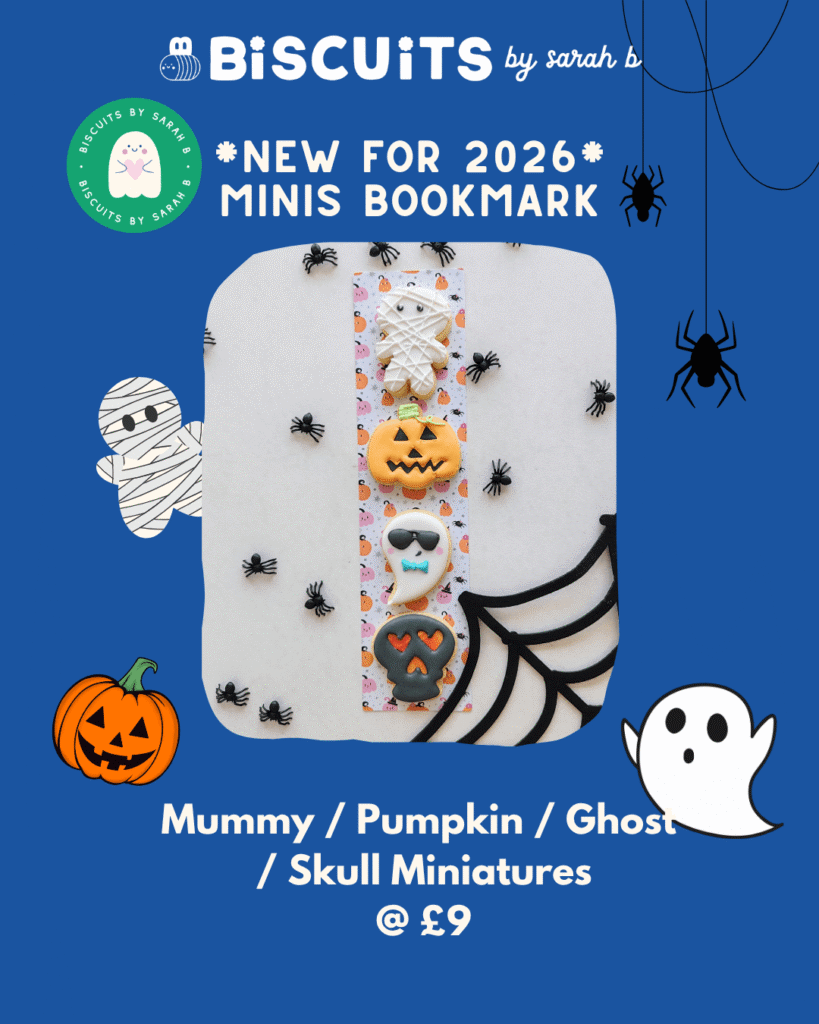 4 Mini Spooky Biscuits