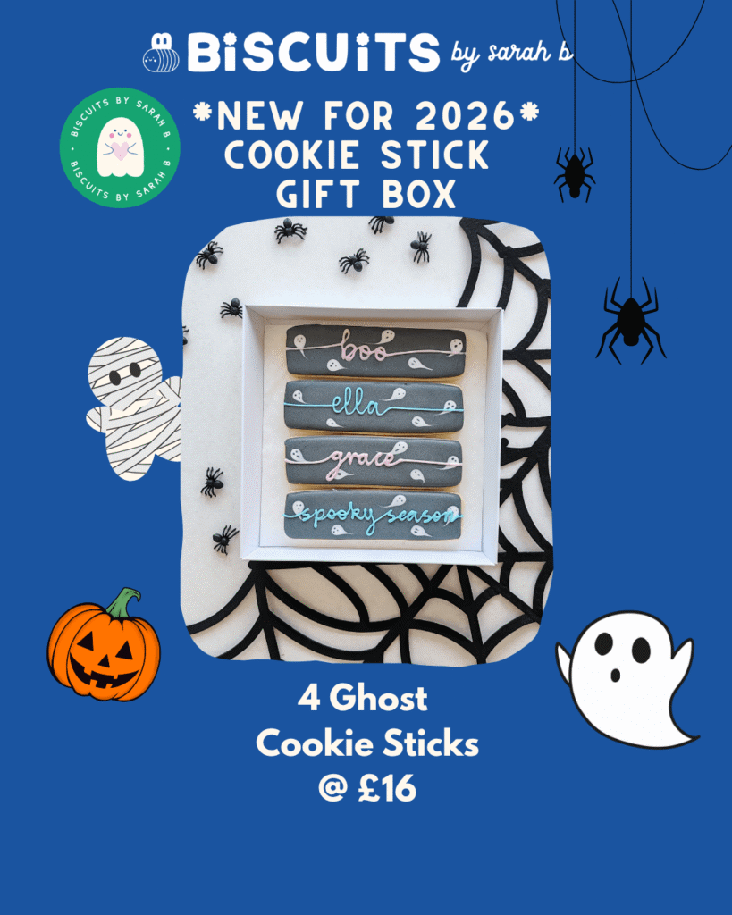 Ghost Cookie Stick Gift Box of biscuits